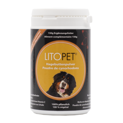 LitoPet Hagebuttenpulver für Hunde 150g
