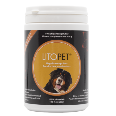 LitoPet Hagebuttenpulver für Hunde 500g